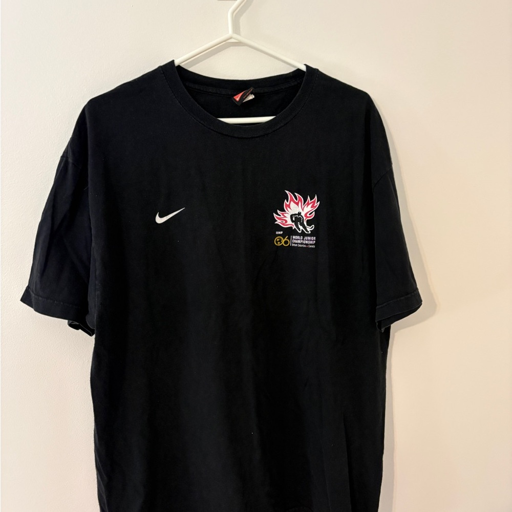 Nike Black 2006 World Junior Championship shirt